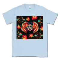 Dusty Blue sugar skull tumbler Classic Tee - BundleAndBundleShop