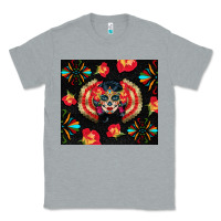 Heather Grey sugar skull tumbler Classic Tee - BundleAndBundleShop