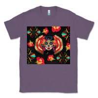 Lavender sugar skull tumbler Classic Tee - BundleAndBundleShop