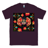 Plum sugar skull tumbler Classic Tee - BundleAndBundleShop