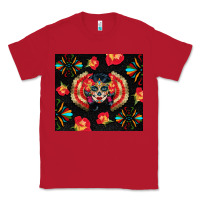 Red sugar skull tumbler Classic Tee - BundleAndBundleShop