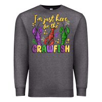 Charcoal Heather i'm just here for the crawfish Premium Sweatshirt - MaliasSmallBusiness