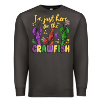 Smoke i'm just here for the crawfish Premium Sweatshirt - MaliasSmallBusiness