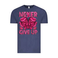 Vintage Denim never give up cancer Vintage Tee - texasbilliewilder