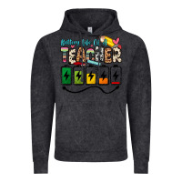 Vintage Black battery life of a teacher Vintage Hoodie - Zillion Design Studio