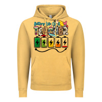 Vintage Mustard battery life of a teacher Vintage Hoodie - Zillion Design Studio