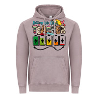 Vintage Zinc battery life of a teacher Vintage Hoodie - Zillion Design Studio