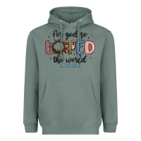 Sage for god so loved the world Heavyweight Hoodie - MaliasSmallBusiness