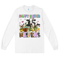 White happy easter heifer's Long Sleeve Tee - AdoDesignShop