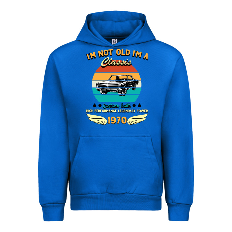Vintage 50th Birthday I'm Not Old I'm A Classic Born In 1970 Urban Hoodie by Bettercallsaul | Teevron