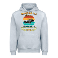 Heather Grey Vintage 50th Birthday I'm Not Old I'm A Classic Born In 1970 Urban Hoodie - Bettercallsaul