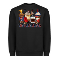 Black tis' the season american football coffee cups Heavyweight Sweatshirt - Zillion Design Studio