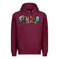 Burgundy senior 2023 Premium Hoodie - BundleAndBundleShop