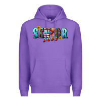 Purple senior 2023 Premium Hoodie - BundleAndBundleShop