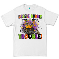 White kids halloween hubble bubble here comes trouble Premium Tee - BarkalooDesign