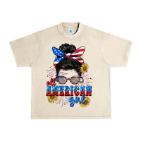 All American Girl 4th Of July Urban Heavy Tee | Teevron