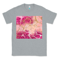 Heather Grey pink glitter Classic Tee - JahusDesignShop