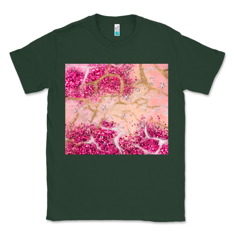 Pink Glitter Classic Tee by JahusDesignShop | Teevron