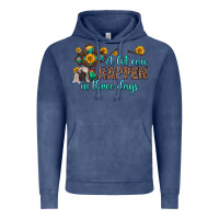 Vintage Denim a lot can happen in three days Vintage Hoodie - Zillion Design Studio