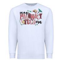 White in my pharmacy tech era Premium Sweatshirt - MaliasSmallBusiness