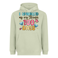 Matcha i sparkled my way through 100 days Heavyweight Hoodie - MaliasSmallBusiness