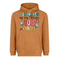 Meerkat i sparkled my way through 100 days Heavyweight Hoodie - MaliasSmallBusiness
