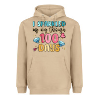 Mushroom i sparkled my way through 100 days Heavyweight Hoodie - MaliasSmallBusiness