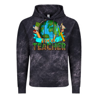 Cloud Black sped teacher with earth globe Vintage Hoodie - texasbilliewilder