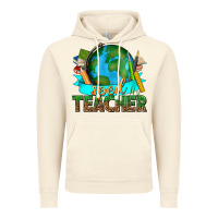 Vintage Artic sped teacher with earth globe Vintage Hoodie - texasbilliewilder