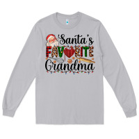 Santa's Favorite Grandma Long Sleeve Tee | Teevron