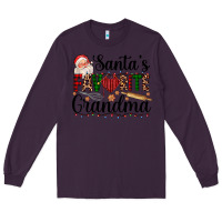 Plum santa's favorite grandma Long Sleeve Tee - AdoDesignShop