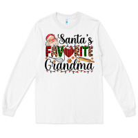 White santa's favorite grandma Long Sleeve Tee - AdoDesignShop