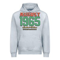 Heather Grey August 1965 Limited Edition 55 Years Of Being Awesome Urban Hoodie - Bettercallsaul
