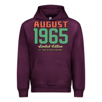 Mauve Wine August 1965 Limited Edition 55 Years Of Being Awesome Urban Hoodie - Bettercallsaul