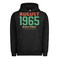 Pigment Black August 1965 Limited Edition 55 Years Of Being Awesome Urban Hoodie - Bettercallsaul