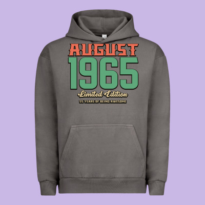 August 1965 Limited Edition 55 Years Of Being Awesome Urban Hoodie Designed By Bettercallsaul