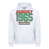 White August 1965 Limited Edition 55 Years Of Being Awesome Urban Hoodie - Bettercallsaul