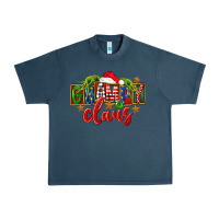 Midnight Navy Christmas grampy claus Urban Heavy Tee - FaDigitalArtStudio