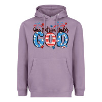 Lavender one nation under god Heavyweight Hoodie - MaliasSmallBusiness