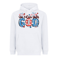 White one nation under god Heavyweight Hoodie - MaliasSmallBusiness