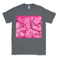 Charcoal Heather pink glitter Classic Tee - JahusDesignShop