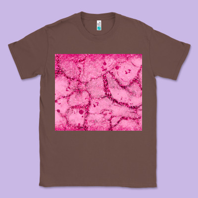 Pink Glitter Classic Tee Designed By Jahusdesignshop