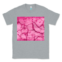 Heather Grey pink glitter Classic Tee - JahusDesignShop