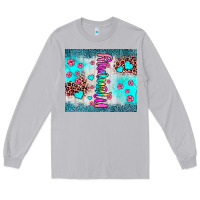 Moon Dust mommy leopard turquoise Long Sleeve Tee - JahusDesignShop