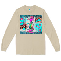 Mushroom mommy leopard turquoise Long Sleeve Tee - JahusDesignShop