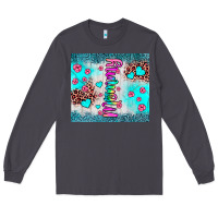 Smoke mommy leopard turquoise Long Sleeve Tee - JahusDesignShop