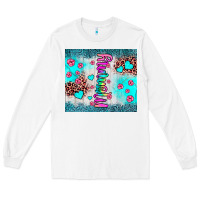 White mommy leopard turquoise Long Sleeve Tee - JahusDesignShop