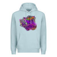 Blue Mist halloween spider web for patches Premium Hoodie - BundleAndBundleShop