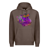 Coffee halloween spider web for patches Premium Hoodie - BundleAndBundleShop