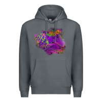 Rock halloween spider web for patches Premium Hoodie - BundleAndBundleShop